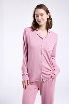 Pierre Cardin Kadın Boydan Düpmeli Pijama Takım - 14
