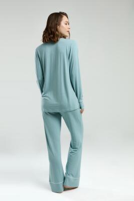 Pierre Cardin Kadın Boydan Düpmeli Pijama Takım - 9