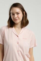 Pierre Cardin Kadın Çizgili Boydan Düğmeli Pijama Takım, Kutulu Gönderilir - 5