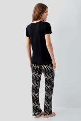 Pierre Cardin Kadın Desenli Pijama Takımı – %50 Pamuk %50 Modal, Yumuşak Dokulu, Rahat Kalıp, Büyük Beden Seçenekli - 3