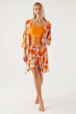 Pierre Cardin - Pierre Cardin Kadın Dokuma Kumaş 3'lü Takım