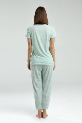 Pierre Cardin Kadın Kapri Takım, Yuvarlak Yaka, Kısakol, Viskon Kumaş - 4