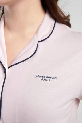 Pierre Cardin Kadın Kısakol Kutulu Pijama, Çeyizlik Pijama Takım, %50 Pamuk %50 Modal  - 9