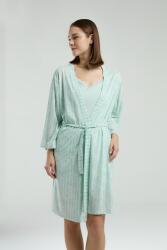 Pierre Cardin Kadın Mint 3'lü Takım, Dantelli Atlet Sabahlık ve Şort Takım - 2