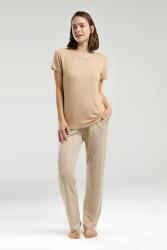 Pierre Cardin Kadın Pijama Takım, Kısakol, Yuvarlak Yaka, Cep Detaylı - 1