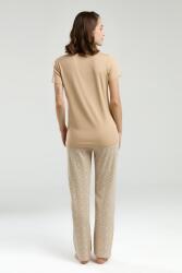 Pierre Cardin Kadın Pijama Takım, Üst Kısakol Yuvarlak Yakalı, Alt Cepli - 4