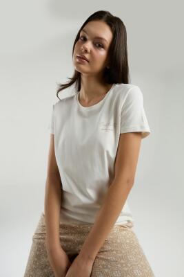 Pierre Cardin Kadın Pijama Takım, Üst Kısakol Yuvarlak Yakalı, Alt Cepli - 6