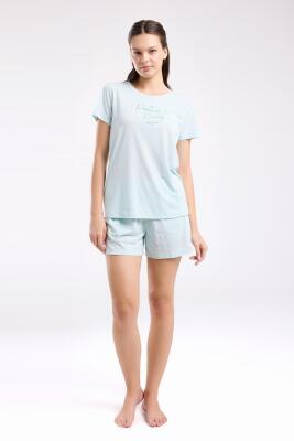 Pierre Cardin Kadın Şort Takım, Viskon Kumaş, Cep Detaylı - 2