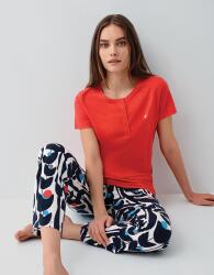 Pierre Cardin Kadın Uzun Paça Pijama Takımı – %50 Pamuk %50 Modal, Kısa Kollu, Yarım Düğmeli - 1