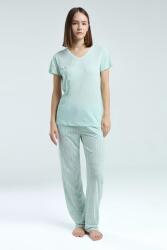 Pierre Cardin Kadın V Yaka, Kısakol, Viskon Kumaş, Yazlık Pijama Takım - 1