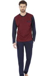 Pierre Cardin Kutulu Erkek Pijama Takım, %100 Pamuklu Jakarlı Pijama Takım - 1