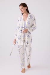  Pierre Cardin Üçlü Pijama Takım Kaşkorse - 3Lü Takım - 1