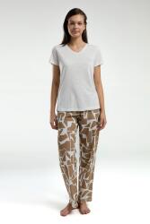 Pierre Cardin Üst V Yaka Kısakol, Alt Desenli ve Cepli Pijama Takım - 5