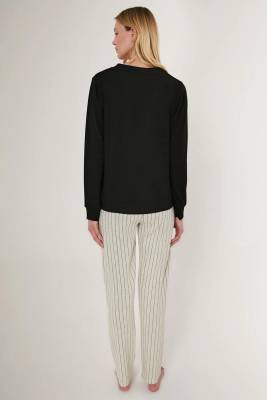 Pierre Cardin Uzunkol Kadın Pijama Takım, Büyük Beden Kadın Pijama Takım - 5