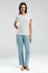 Pierre Cardin Viskon Süprem Dokuma Yazlık Pijama Takım, Cep Detaylıdır - 1