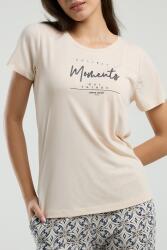 Pierre Cardin Yazı Baskılı T-shirt ve Desenli Cepli Kapri Pijama Takım - 4