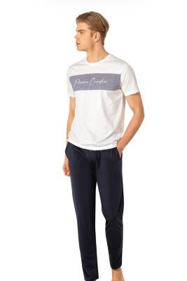 Pierre Cardin Yazılı Erkek Pijama Takım - 3