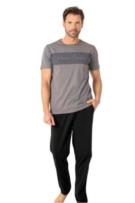 Pierre Cardin Yazılı Erkek Pijama Takım - 5
