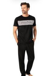 Pierre Cardin Yazılı Erkek Pijama Takım SIYAH