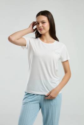 Pierre Cardin - Pierre Cardin Yazlık Büyük Bedenli Pijama Takım, Viskon Kumaşlı, Cep Detaylı (1)