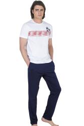 Pierre Cardin Yazlık Erkek Pijama Takım, %100 Pamuk, Cepli Erkek Pijama Takım - 1