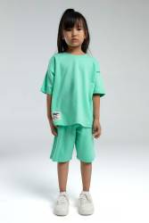 RolyPoly Anne Kız Bermuda Takım, Anne ve çocuk pijamalar ayrı ayrı fiyatlandırılır - Thumbnail