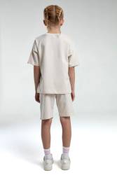 RolyPoly Anne Kız Bermuda Takım, Anne ve çocuk pijamalar ayrı ayrı fiyatlandırılır - Thumbnail