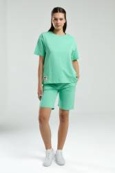 RolyPoly Anne Kız Bermuda Takım, Anne ve çocuk pijamalar ayrı ayrı fiyatlandırılır - Thumbnail