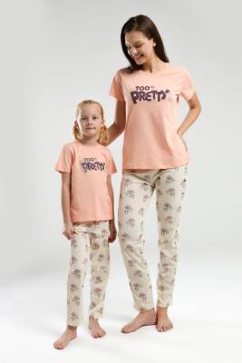 RolyPoly - RolyPoly Anne Kız Kombin Pijama Takım, Anne ve çocuk pijamalar ayrı ayrı fiyatlandırılır