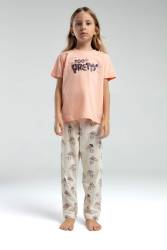 RolyPoly Anne Kız Kombin Pijama Takım, Anne ve çocuk pijamalar ayrı ayrı fiyatlandırılır - Thumbnail