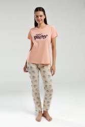 RolyPoly Anne Kız Kombin Pijama Takım, Anne ve çocuk pijamalar ayrı ayrı fiyatlandırılır - Thumbnail