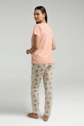 RolyPoly Anne Kız Kombin Pijama Takım, Anne ve çocuk pijamalar ayrı ayrı fiyatlandırılır - Thumbnail