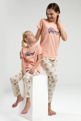 RolyPoly Anne Kız Kombin Pijama Takım, Anne ve çocuk pijamalar ayrı ayrı fiyatlandırılır - 3