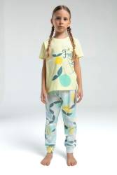 RolyPoly Anne Kız Pijama Kombin, Anne ve çocuk pijamalar ayrı ayrı fiyatlandırılır - Thumbnail