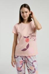 RolyPoly Anne Kız Pijama Kombin, Anne ve çocuk pijamalar ayrı ayrı fiyatlandırılır - Thumbnail