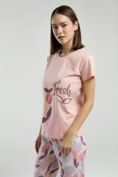 RolyPoly Anne Kız Pijama Kombin, Anne ve çocuk pijamalar ayrı ayrı fiyatlandırılır - Thumbnail