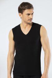 Sıfır Kol Erkek Atlet, Spor V Yaka %95 Pamuk %5 Likra - 1