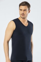 Sıfır Kol Erkek Atlet, Spor V Yaka %95 Pamuk %5 Likra - 4