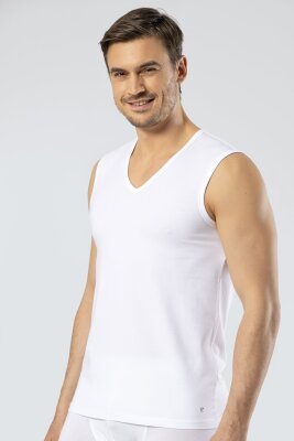 Sıfır Kol Erkek Atlet, Spor V Yaka %95 Pamuk %5 Likra - 14