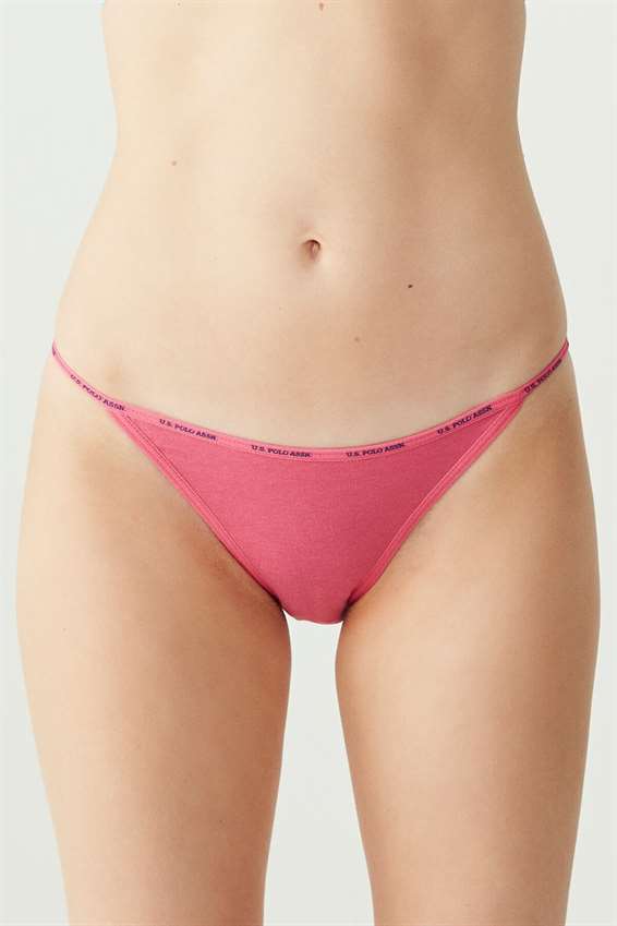 Siyah Beyaz Ten İnce Kenar 5'li Ekonomik Paket Kadın Slip