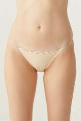 Siyah Beyaz Ten İnce Kenar 5'li Ekonomik Paket Kadın Slip - 6