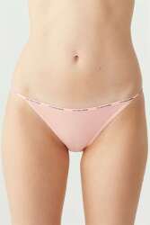 Siyah Beyaz Ten İnce Kenar 5'li Ekonomik Paket Kadın Slip - 12