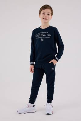 U.S. Polo Assn. - Üç İplik Şardonlu ERKEK ÇOCUK EŞOFMAN TAKIMI (1)