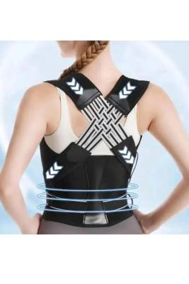 Unisex Dik Duruş Korse, Kifoz Önleyici Korse, Kamburluk Önleyici Korse - 3