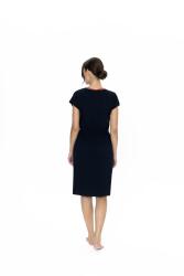 Us Polo %100 Pamuk, Kadın Geniş Yuvarlak Yaka, Beli Büzgülü, Kısa Kol, Midi Gecelik - 6