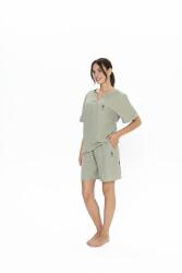 Us Polo %100 Pamuk, Müslin Kumaş, Geniş Yaka Yazlık T-shirt Şort Takım - 3