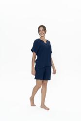 Us Polo %100 Pamuk, Müslin Kumaş, Geniş Yaka Yazlık T-shirt Şort Takım - 7