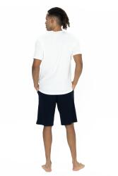 U.S. Polo %100 Pamuk USPA Yazılı T-shirt Şort Takım, Bisiklet Yaka, Kısakol, Cepli Şort - 3