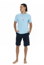 U.S. Polo %100 Pamuk USPA Yazılı T-shirt Şort Takım, Bisiklet Yaka, Kısakol, Cepli Şort - 4