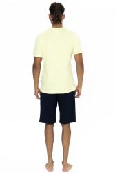 U.S. Polo %100 Pamuk USPA Yazılı T-shirt Şort Takım, Bisiklet Yaka, Kısakol, Cepli Şort - 9